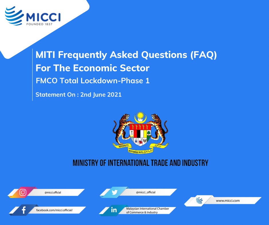 Mco 3.0 miti malaysia sop Economic sector